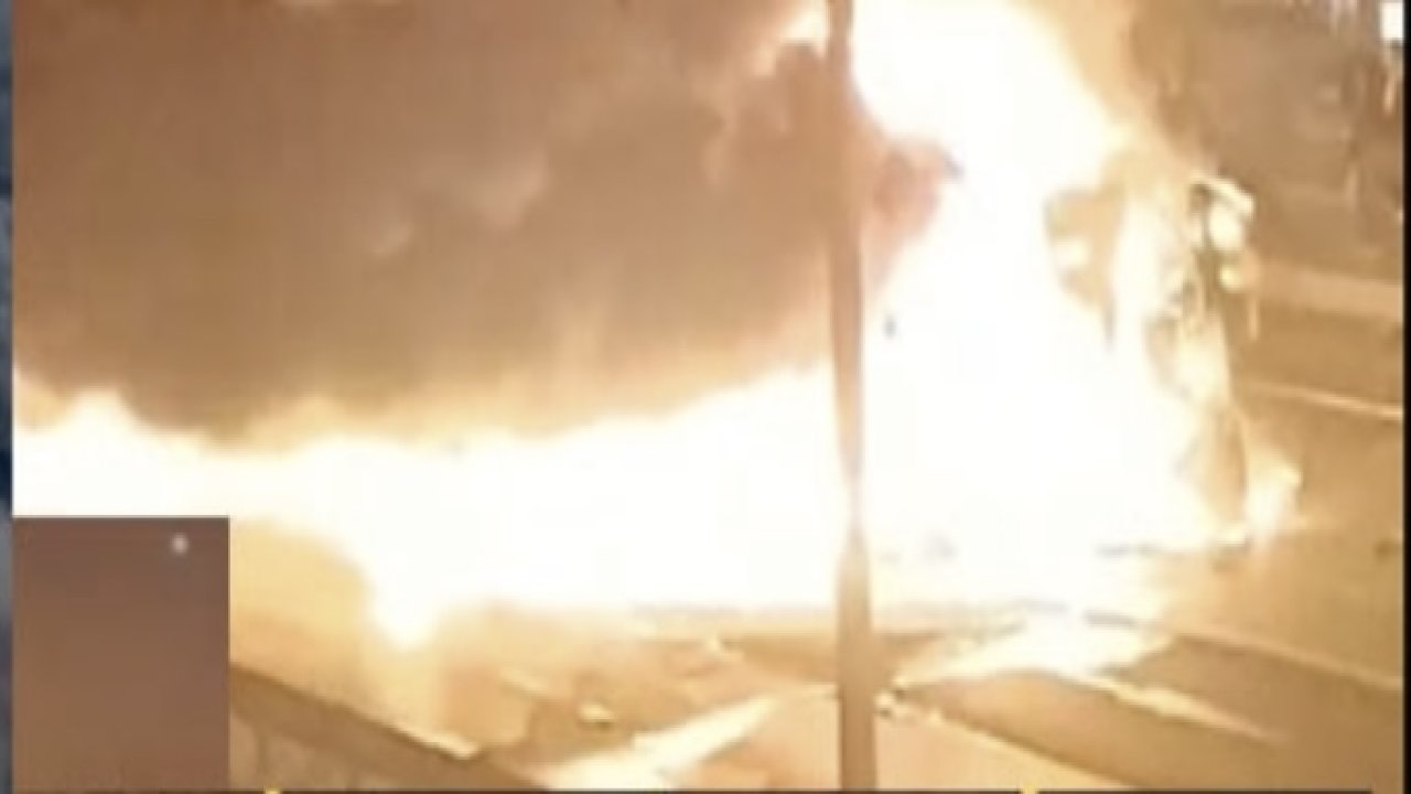 Gaziantep otobanında cehennemi aratmayan görüntü! Feci kaza!