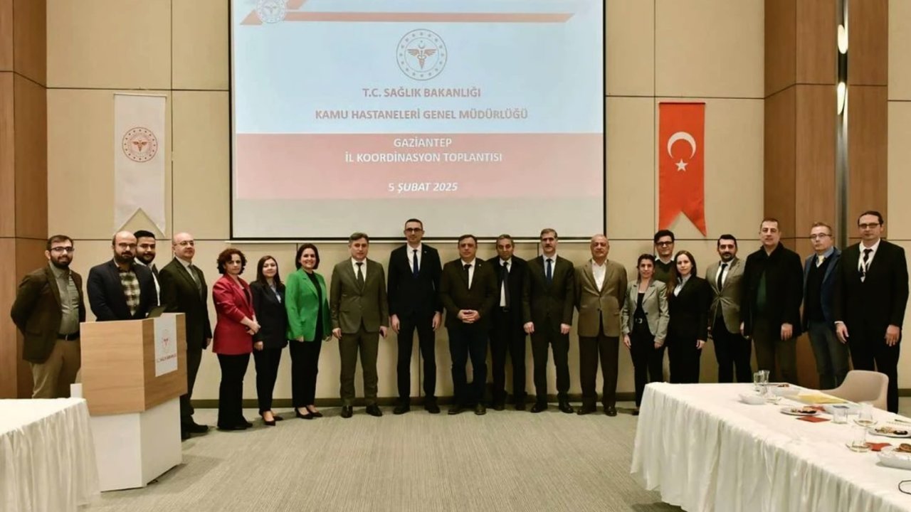 Gaziantep'te İl Koordinasyon ve MHRS Değerlendirme Toplantısı yapıldı