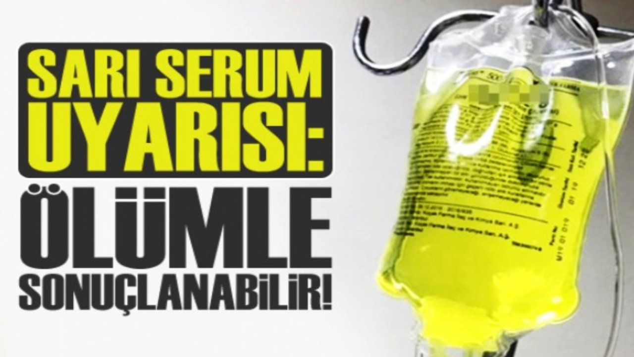 Gaziantep'te ANKA’dan sarı serum uyarısı