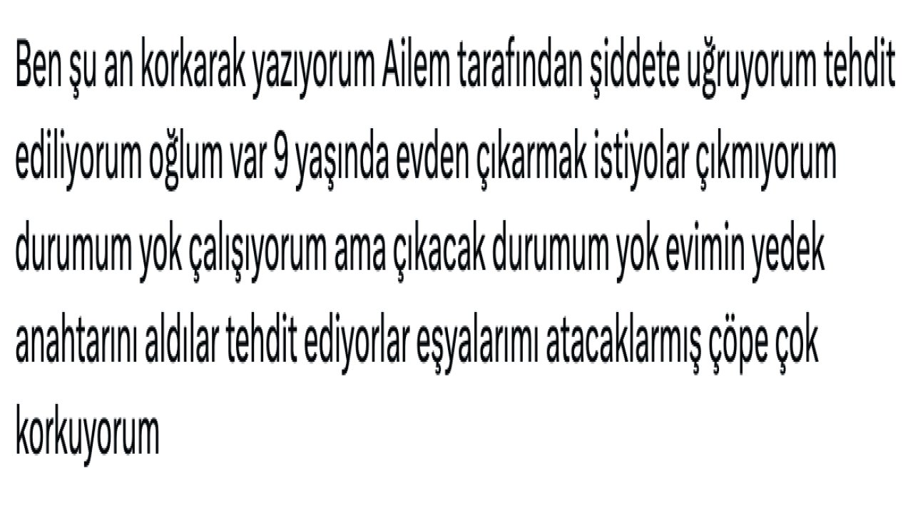 Gaziantepli genç kadının yardım çığlığı: Yardım Edin Beni öldürecekler
