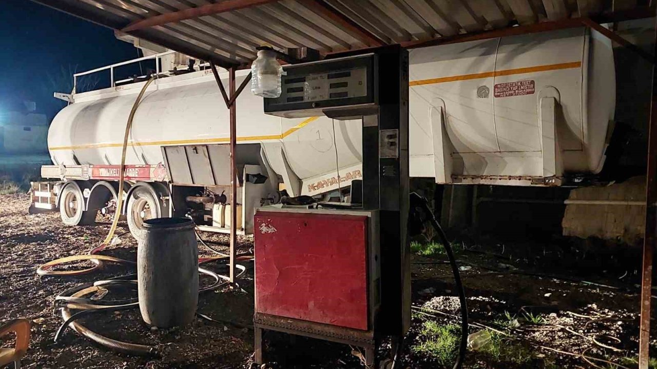 Gaziantep’te 1,6 milyon TL değerinde kaçak akaryakıt ele geçirildi: 2 gözaltı