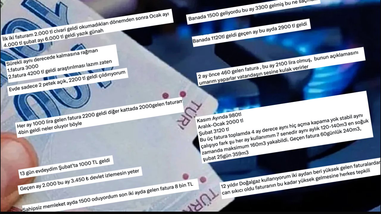 Gaziantep’te doğalgaz faturaları krizi büyüyor! Vatandaşlar çok mağdur!