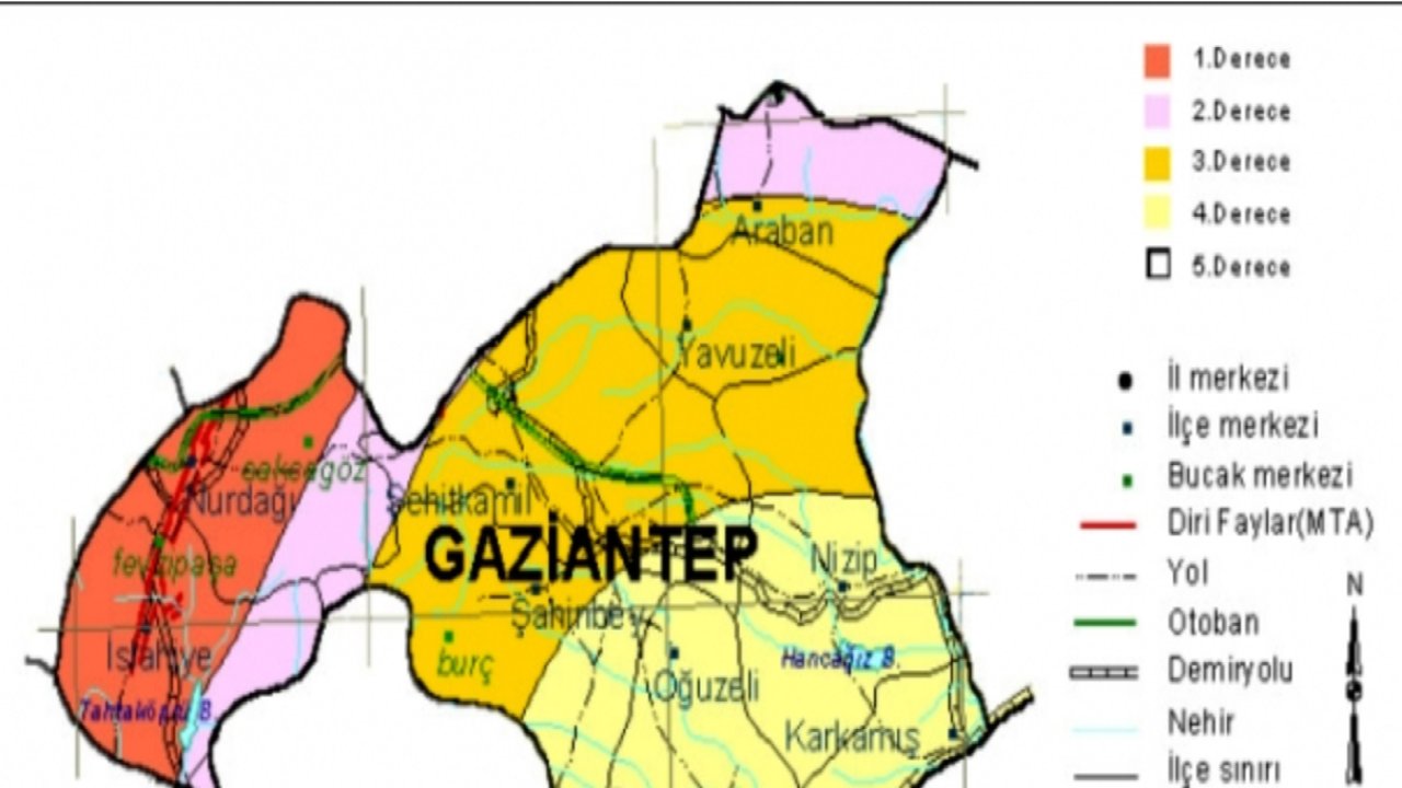 Gaziantep Deprem Riski Bölgesinde mi? İşte Güncel Fay Hatları