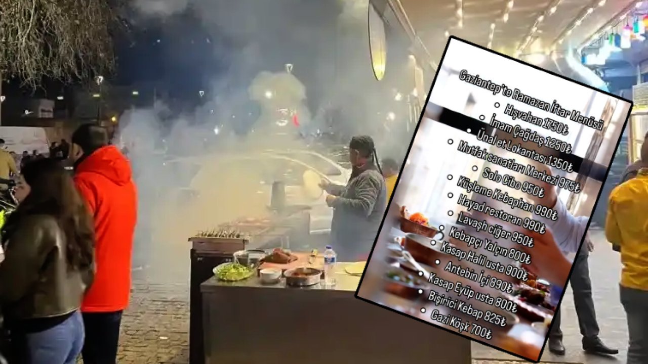 Gaziantep restoranları, Gastronomi adı altında Ramazan'da da halkı soyuyor! İşte İftar Menüsü Fiyatları