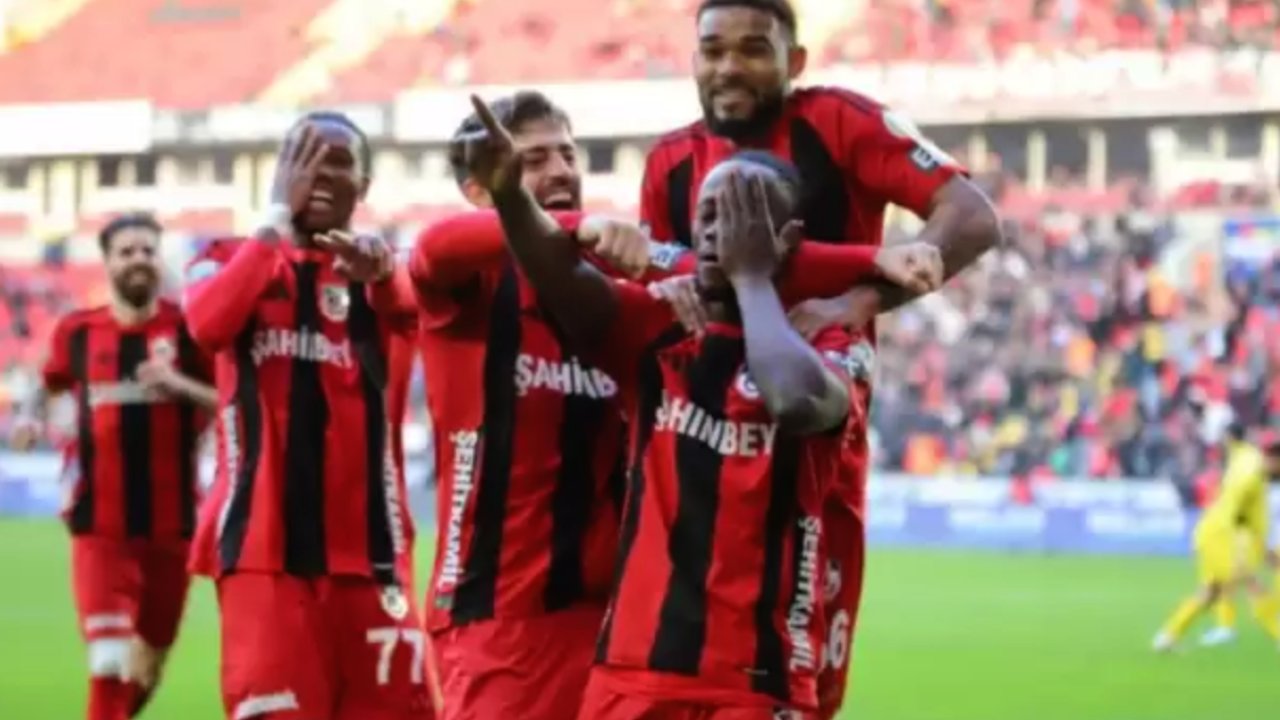 Gaziantep FK'den Lige Damga Vuran Galibiyet