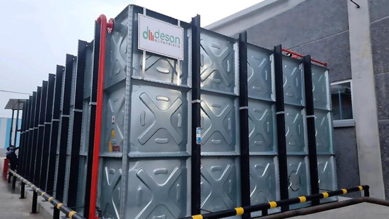 Desan Mühendislik Paslanmaz Çelik Modüler Su Depoları