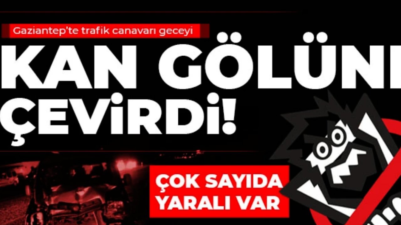 Gaziantep’te trafik kazaları! 9 yaralı var