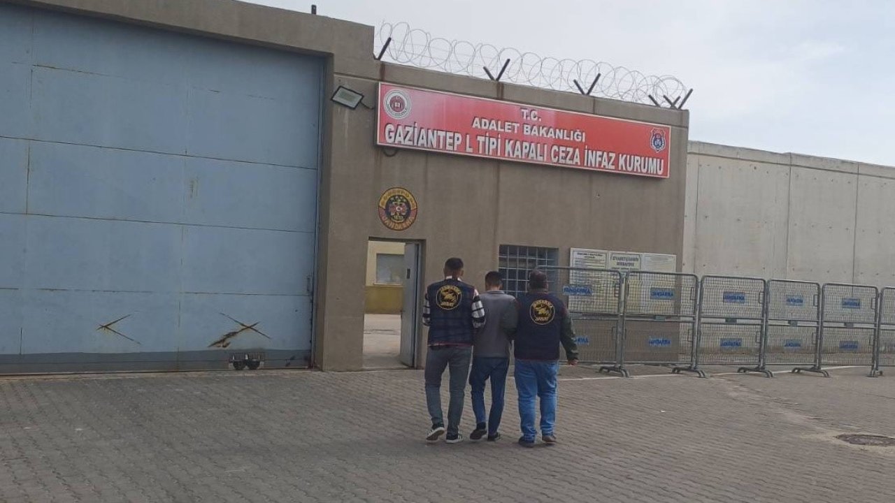 Gaziantep'te 21 yıl kesinleşmiş hapis cezası bulunan firari şahıs yakalandı