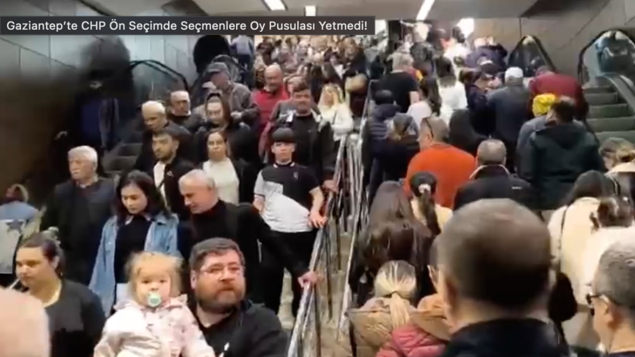 Gaziantep'te İmamoğlu İçin Oy Pusulası Yetmedi...
