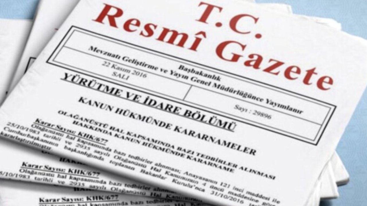 29 Mart 2025 Tarihli Resmi Gazete'de Öne Çıkan Başlıklar