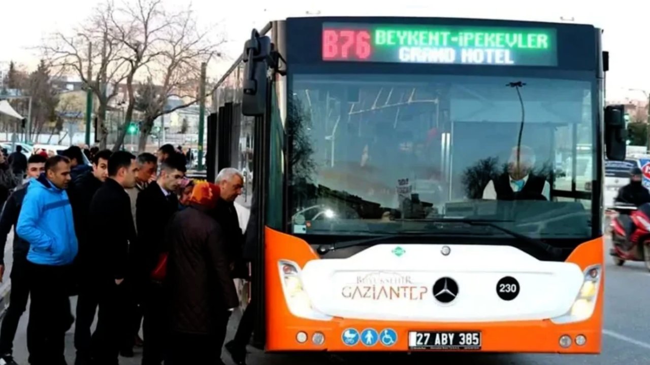 Gaziantep'te Ramazan Bayramında Toplu Ulaşım Üctersiz mi?