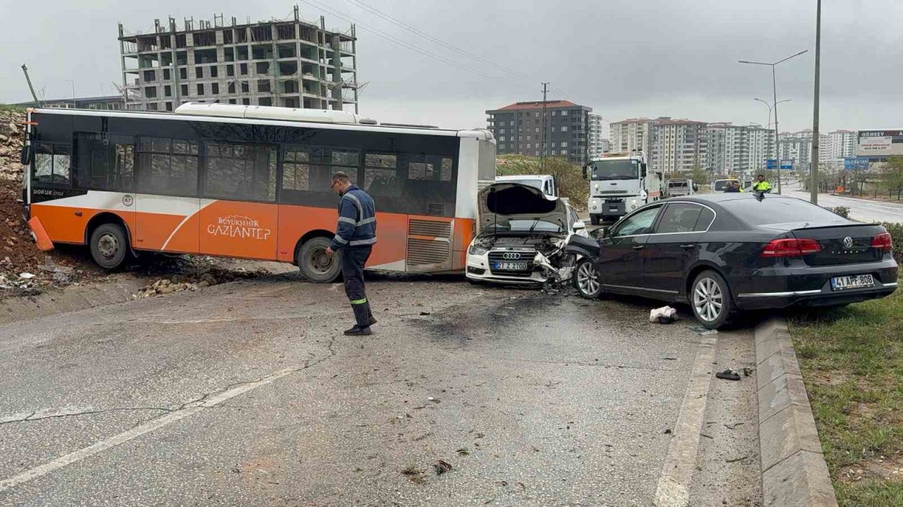 Gaziantep’te zincirleme kazada yaralı sayısı arttı: 12 yaralı