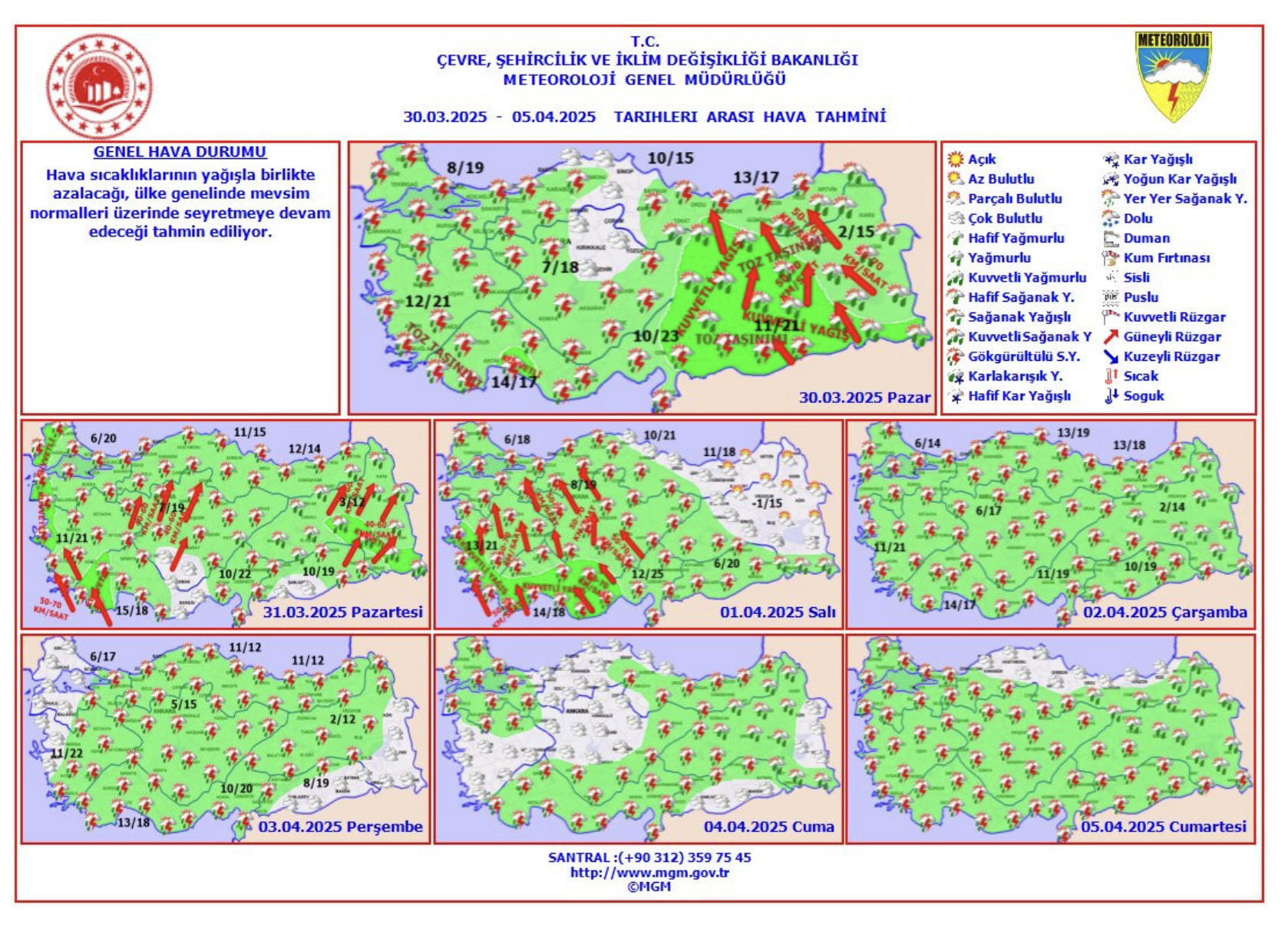 Ramazan Bayramı’nda 11 İle Sarı Kodlu Yağmur Uyarısı! Kuvvetli Rüzgar ve Sıcaklık Düşüşü Bekleniyor