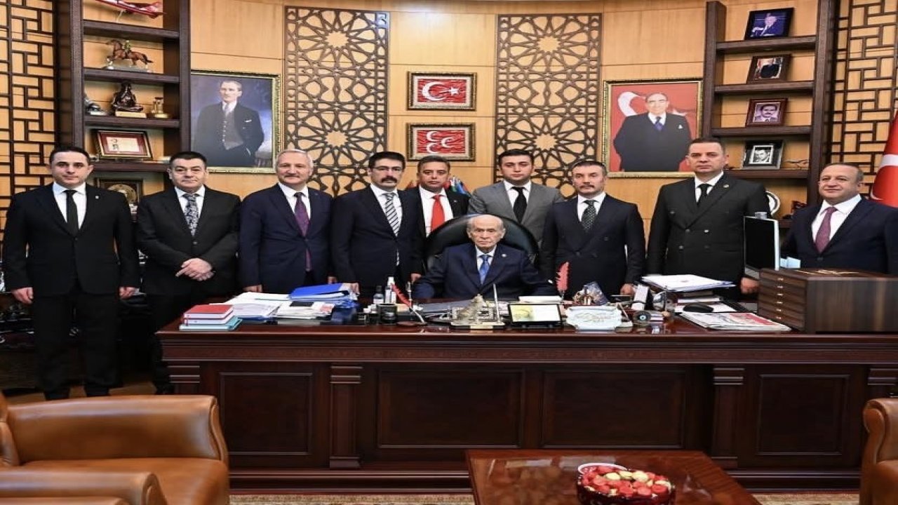MHP Genel Başkanı Bahçeli, genel merkezde çalışmalara başladı