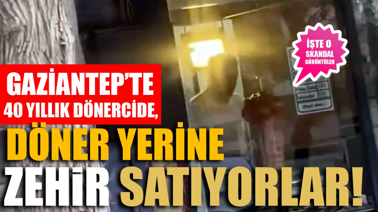 Gaziantep’te 40 Yıllık Dönercide, Döner Yerine Zehir Satıyorlar! İşte O Görüntüler...