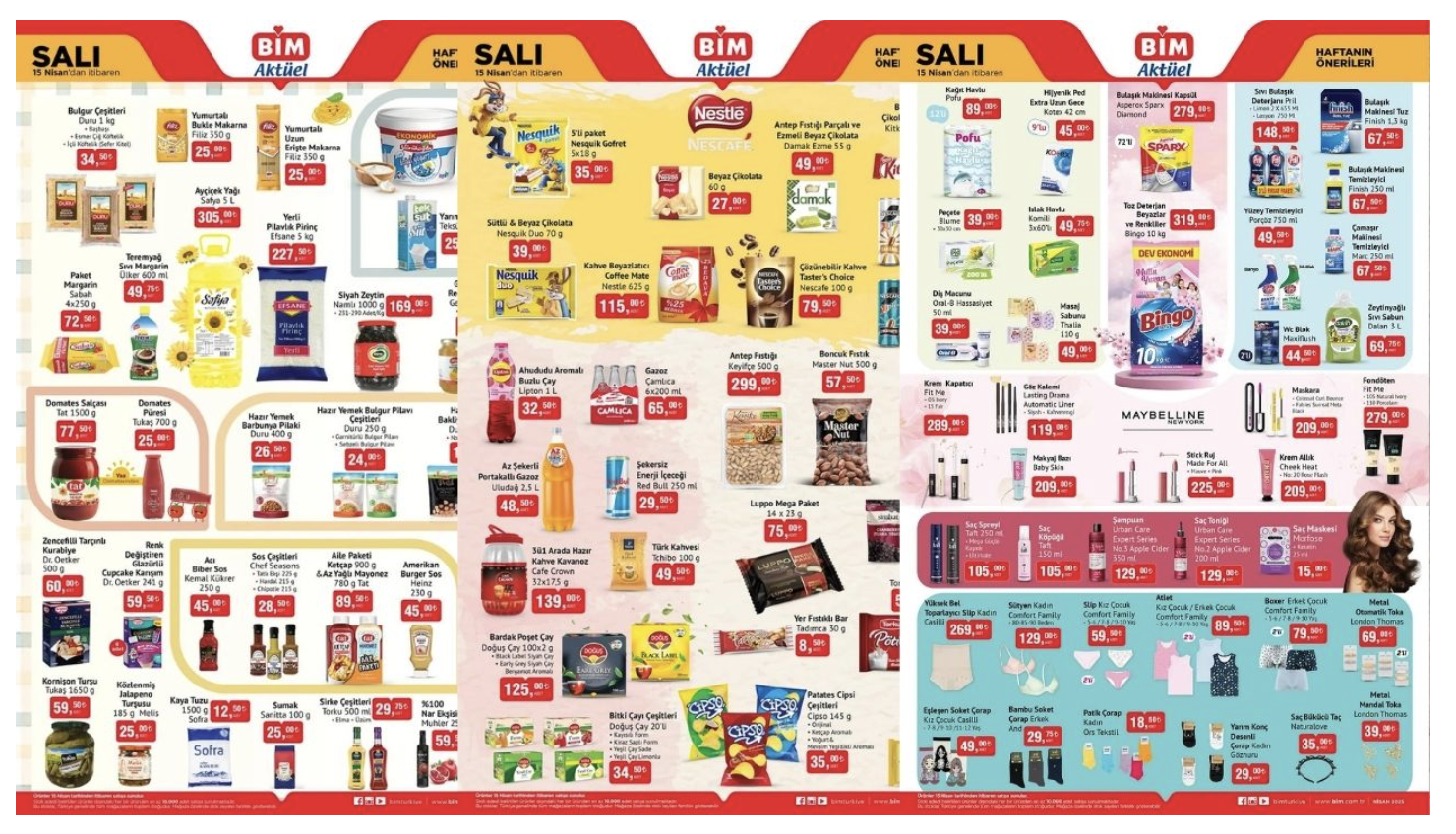 Gaziantepliler Dikkat! BİM 15 Nisan'da Büyük İndirim Başlatıyor! Aktüel Katalogda Hangi Ürünler Var?