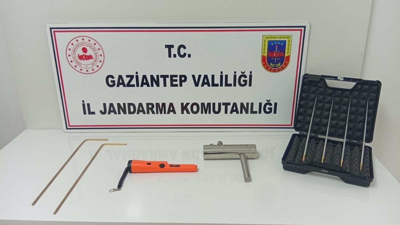 Define Hayali Suçüstü Bitti: Gaziantep’te Kaçak Kazıya Jandarma Darbesi