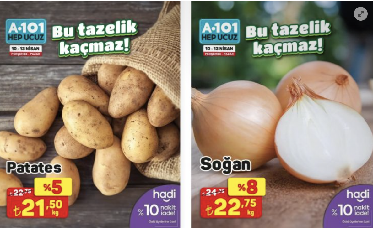 Gaziantepli Alışveriş Tutkunlarına Müjde: A101’de Sebze, Meyve ve Et Ürünlerinde Hafta Sonuna Özel Dev Kampanya! Bugün Son Gün!