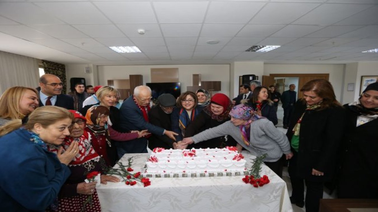 BAŞKAN ŞAHİN, HUZUREVİ'Nİ ZİYARET ETTİ