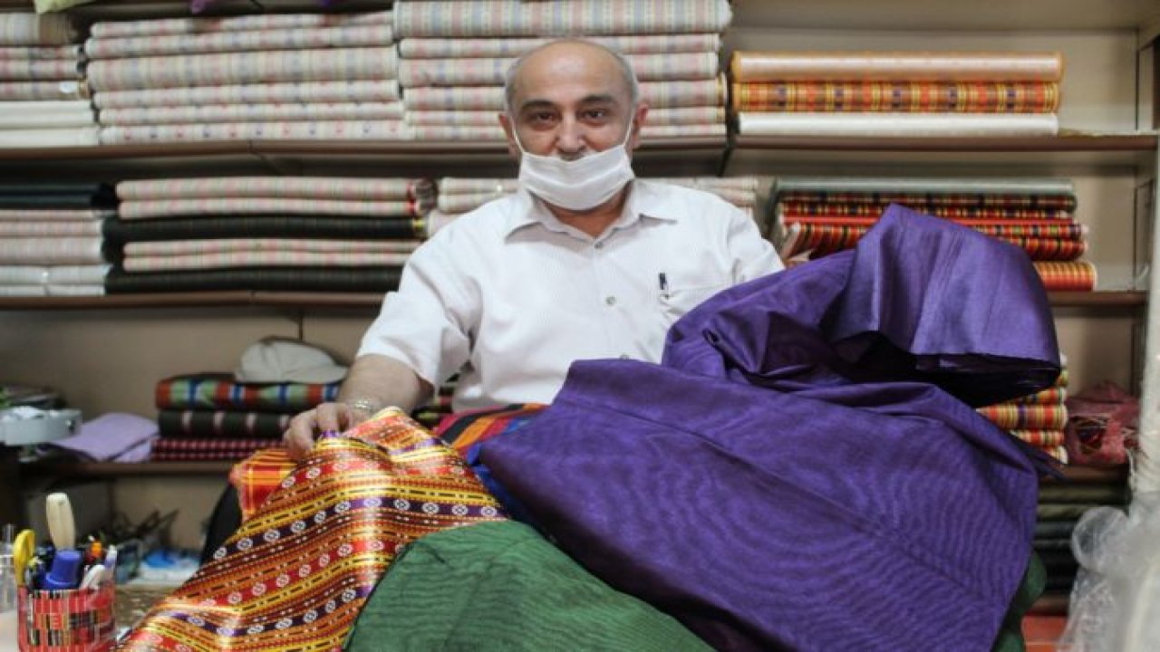 Saray kumaşı 'kutnu' ustaları taklit ürünlere karşı ayakta kalma savaşı veriyor