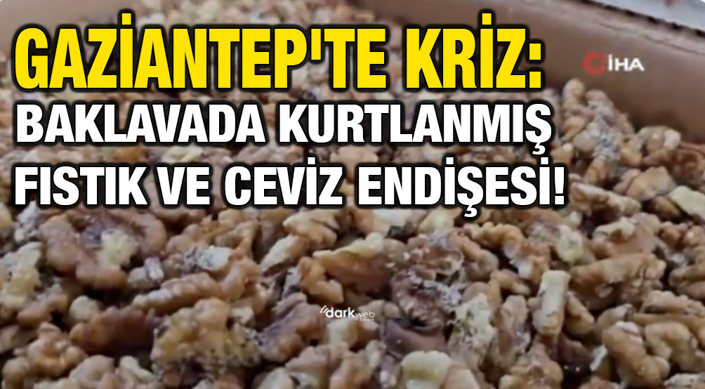 Gaziantep'te Kriz: Baklavada Kurtlanmış Fıstık ve Ceviz Endişesi!