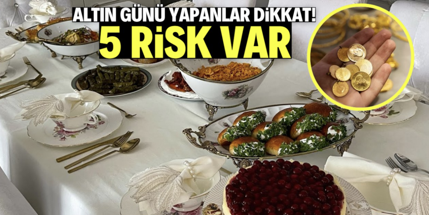 Gaziantepliler Dikkat! Altın Günü Yaparken Bu 5 Riski Göze Alıyorsunuz