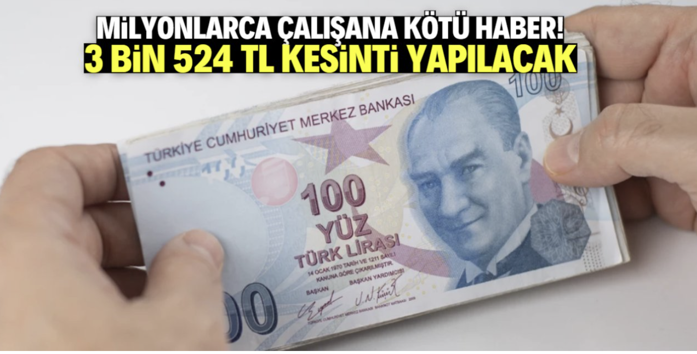 Gaziantep’te Çalışanlara Kötü Haber! Ayda 3.524 TL Kesinti Yapılacak