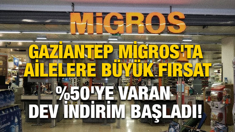 Gaziantep Migros'ta Ailelere Büyük Fırsat: Oyuncaklarda %50'ye Varan Dev İndirim Başladı!