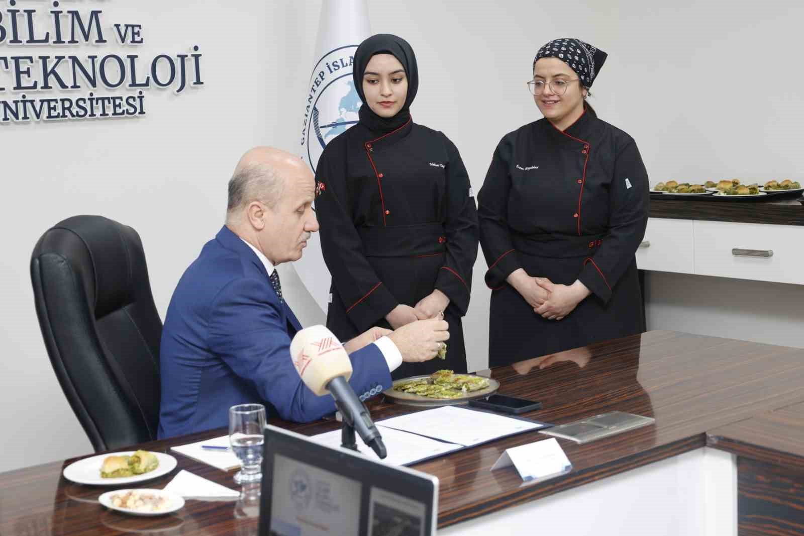 Gastronomi öğrencilerinden YÖK Başkanı’na unutulmaz lezzet deneyimi