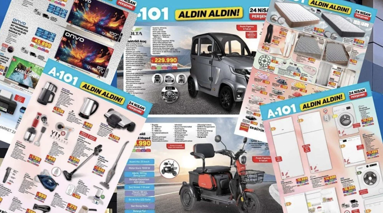 Gaziantep'te A101 Rafları Dolup Taşacak! 24 Nisan Aktüel Kataloğunda Halıdan Elektroniğe, Yataktan Mutfağa Büyük Fırsatlar