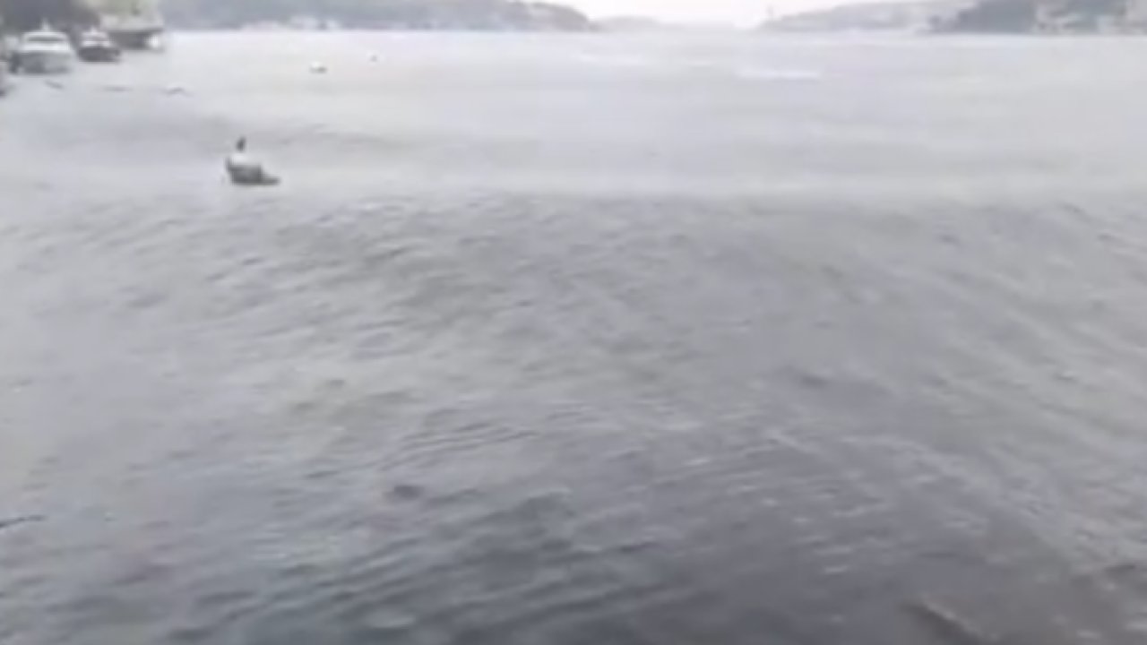Deprem esnasında Boğazda Dev Dalgalar Oluştu!