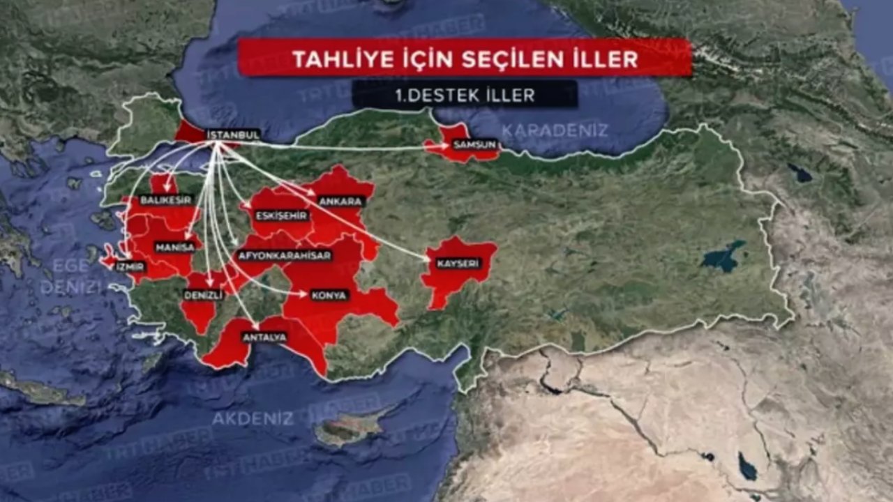 Büyük Deprem Olursa İstanbul'da Yaşayanlar Gaziantep ve O İllere Gönderilecek