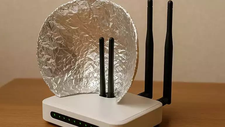 Wi-Fi sinyalini artırmak için alüminyum folyo kullanımı rekor kırıyor!