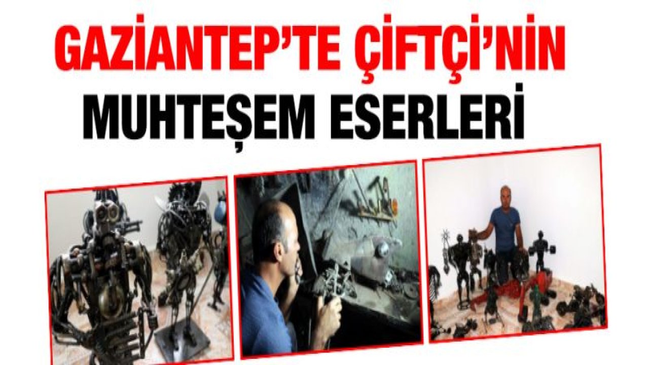 Hurdaları sanat eserine dönüştürüyor