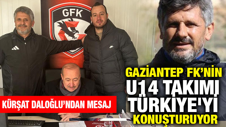 Gaziantep FK’nin U14 Takımı Türkiye'yi Konuşturuyor