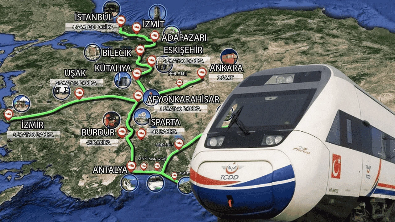 Yeni Hızlı Tren Güzergahı İçin Geri Sayım Başladı! Eskişehir Dâhil 11 Şehri İlgilendiren Proje