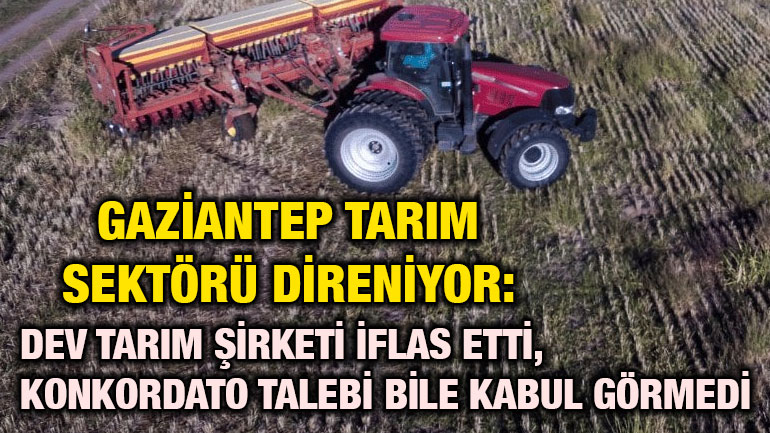Gaziantep Tarım Sektörü Direniyor: Dev Tarım Şirketi İflas Etti, Konkordato Talebi Bile Kabul Görmedi