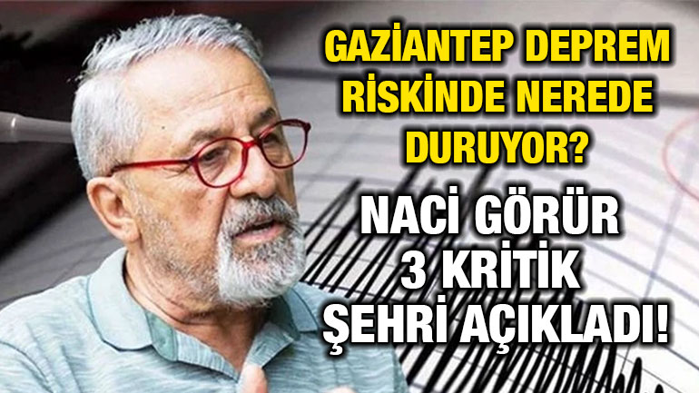 Gaziantep Deprem Riskinde Nerede Duruyor? Naci Görür 3 Kritik Şehri Açıkladı!
