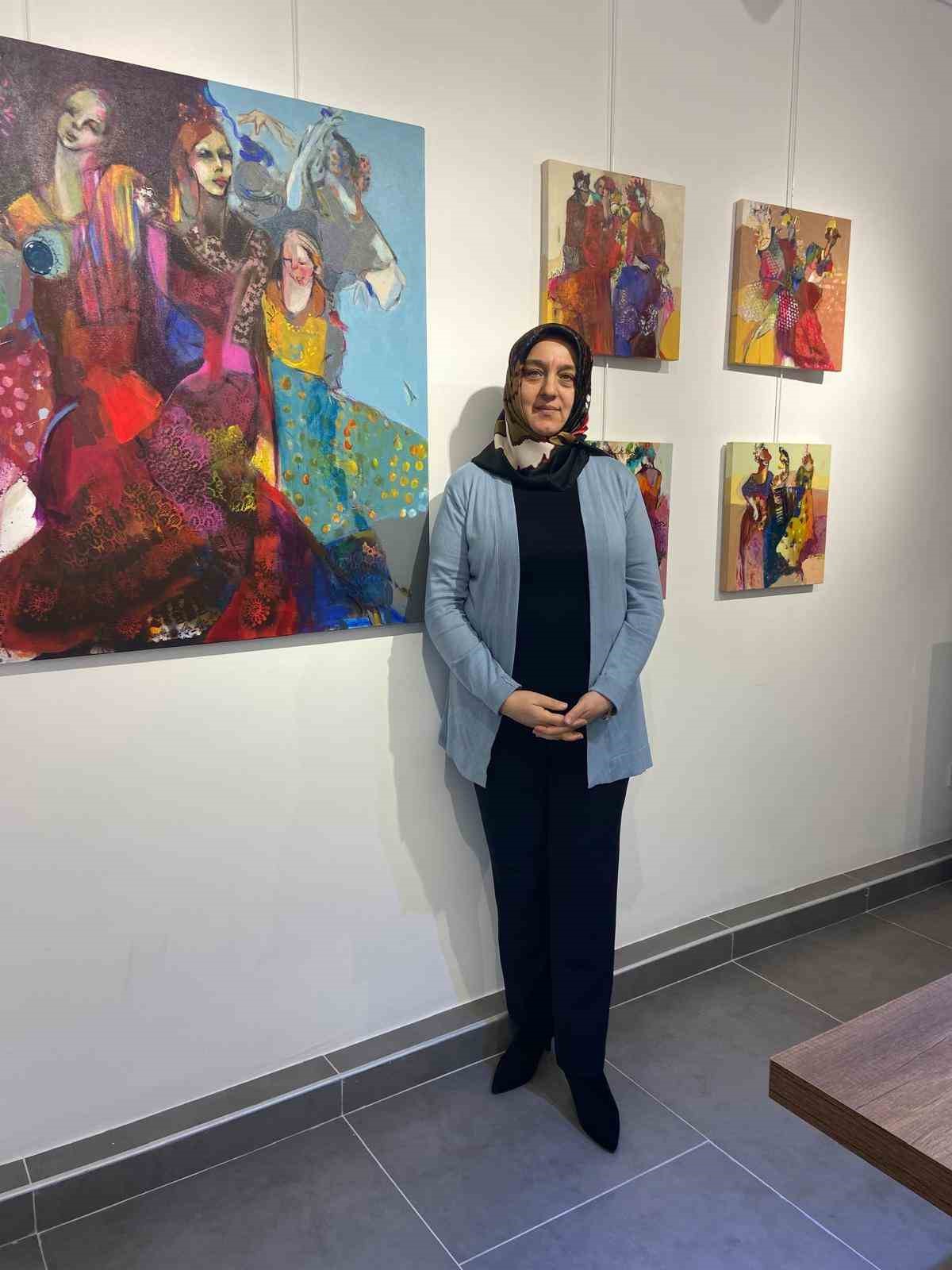 Ressam Nurgül Ferahoğlu, eserlerini Gaziantep’te sergileyecek