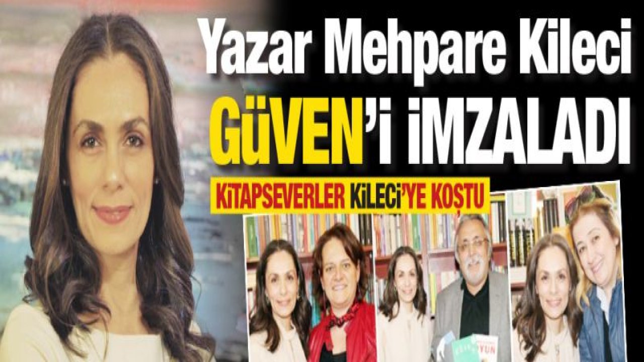 Yazar Mehpare Şayan Kileci imza gününde okurlarıyla buluştu