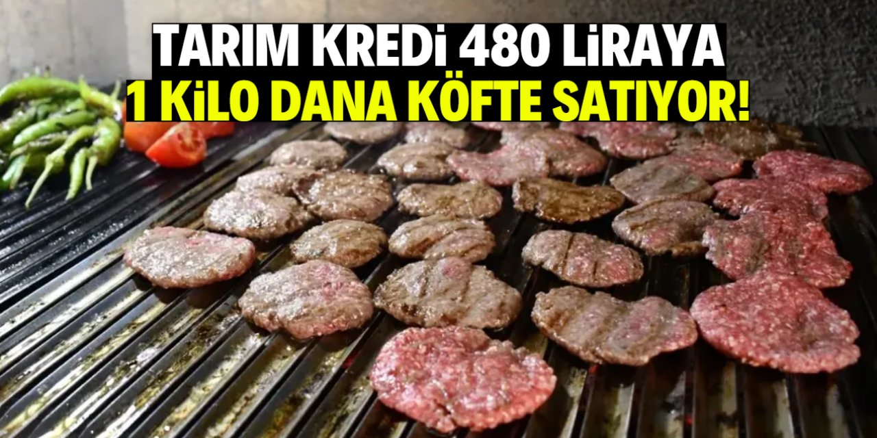 Gaziantep’te Tarım Kredi Marketleri, 480 TL’ye 1 Kilo Dana Köfte Satıyor!