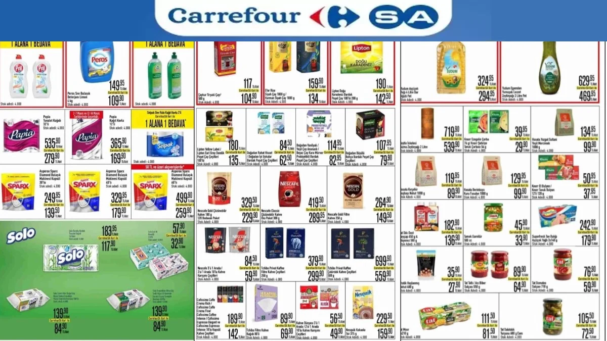 Gaziantep’te CarrefourSA Kartlılara Yağ Gibi Kampanya! Ayçiçek Yağında 30 TL, Zeytinyağında 180 TL İndirim