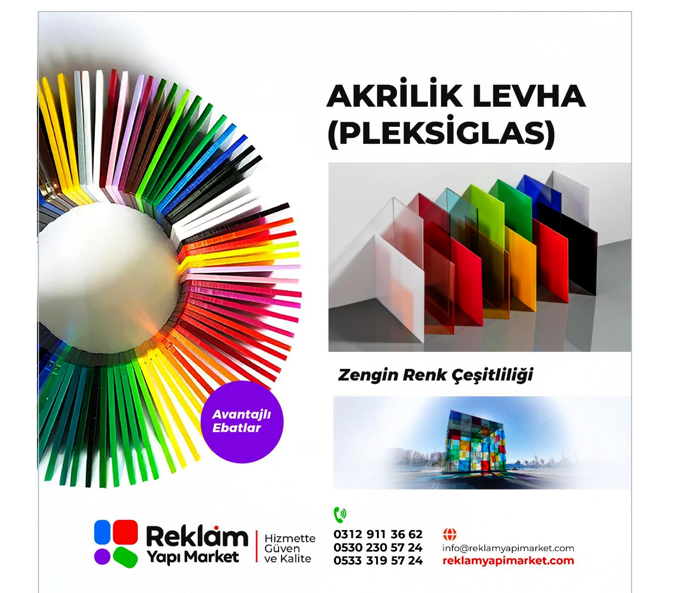 Pleksi Akrilik Levhalar
