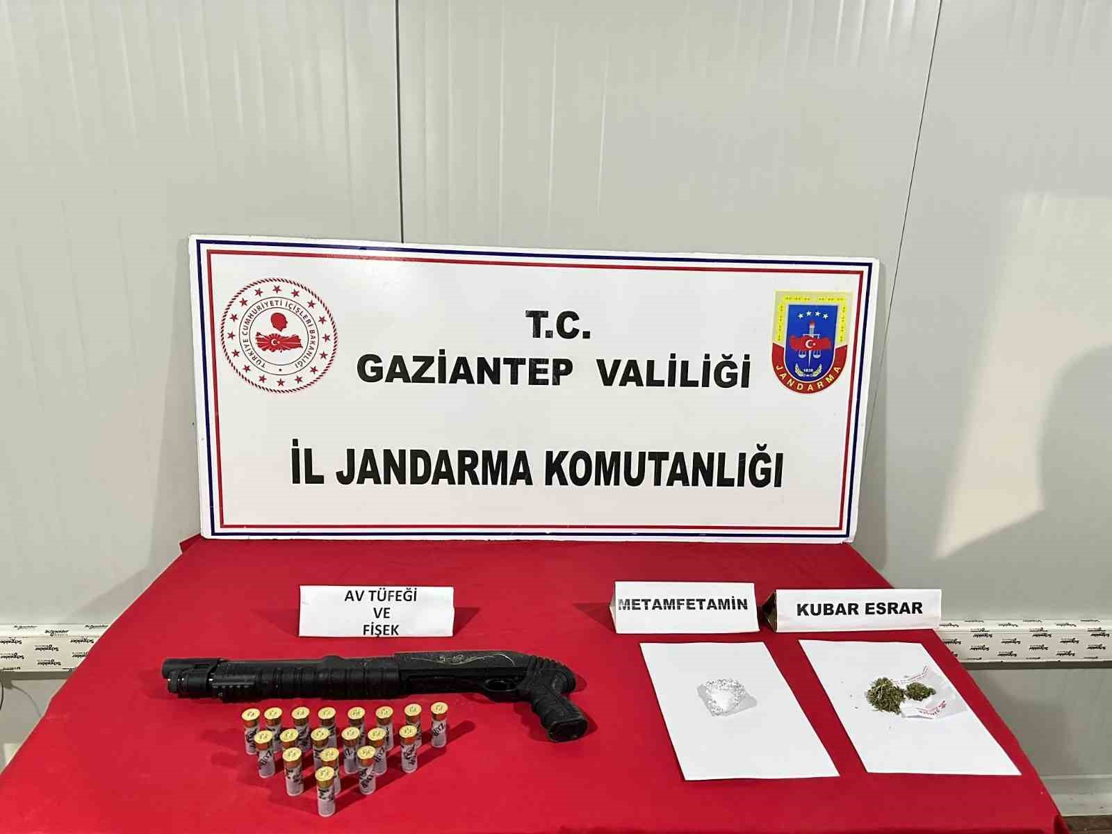 Gaziantep’te Nisan ayında 264 şüpheli  bakın nelerden yakalandı!