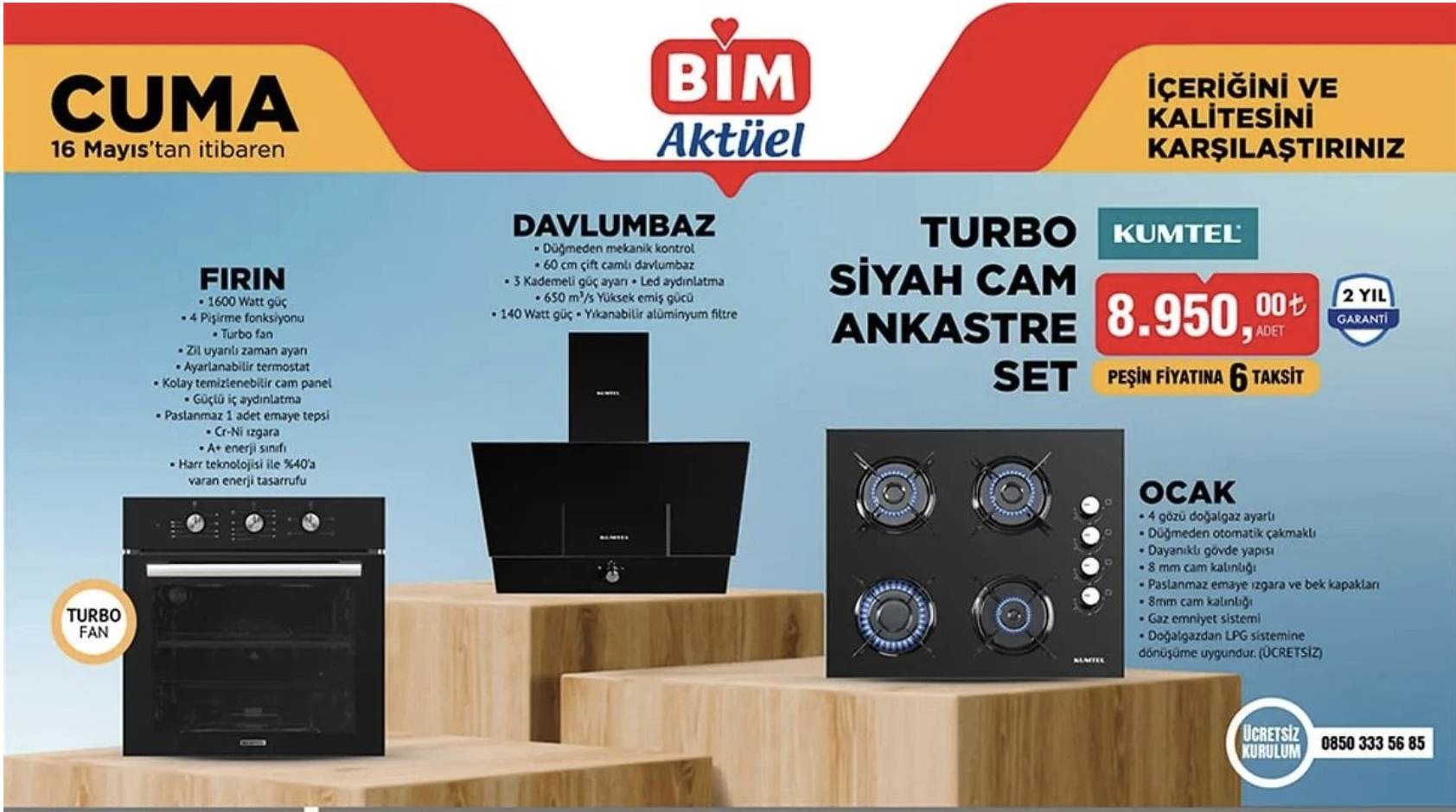 Gaziantep'te BİM'e Dev İndirim Yağmuru: Ankastre Setten Elektrikli Bisiklete Kadar Hepsi 16 Mayıs’ta Raflarda!