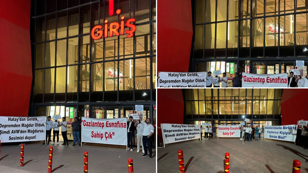 Anpa Gross AVM Önünde Mobilyacı Esnaftan Eylem: “Sesimize Kulak Verin”