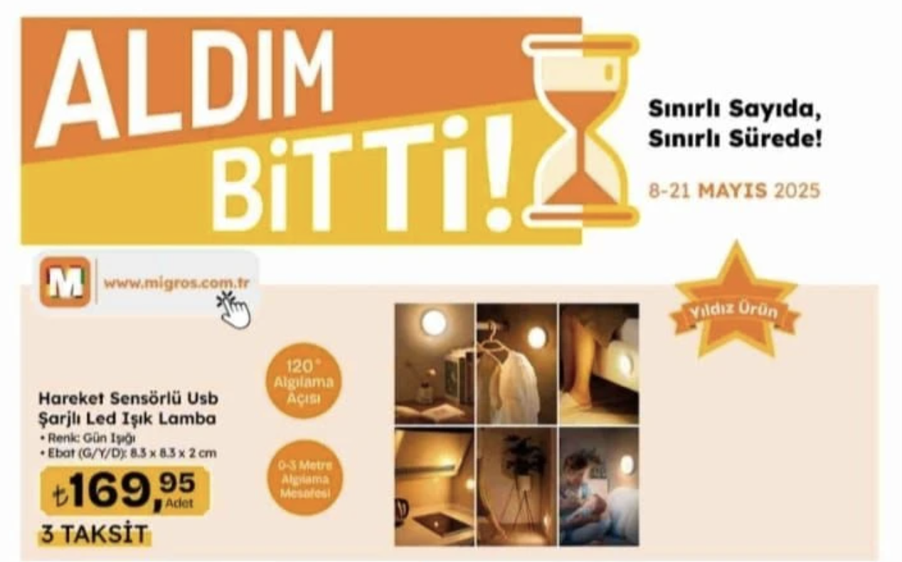 Gaziantep’te Migros’ta Ayçiçek Yağında 45 TL, Deterjanda 156 TL İndirim! (Migros Aktüel Ürünler Kataloğu)
