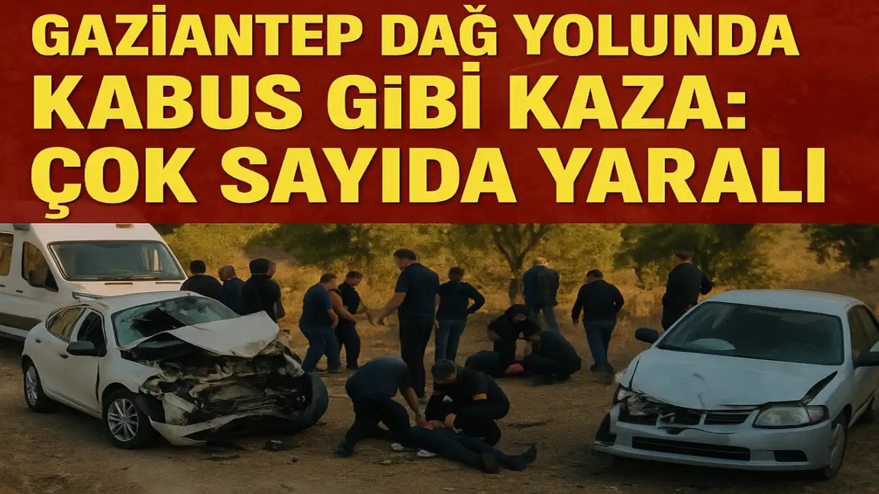 Gaziantep Dağ Yolunda Kabus Gibi Kaza: Çok Sayıda Yaralı