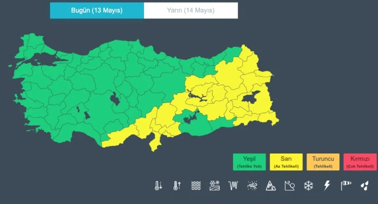 Gaziantep Dikkat! Meteoroloji'den Sarı Kodlu Sağanak Yağış Uyarısı: 25 İl Risk Altında