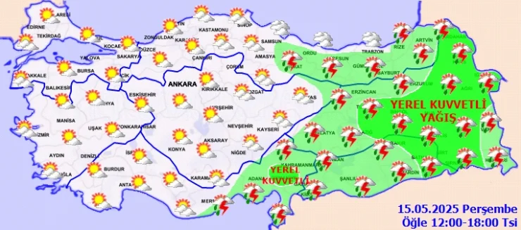 Gaziantep’e Yağmur Uyarısı! Meteoroloji 18 İl İçin Alarm Verdi